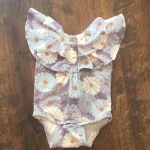 Kate Quinn Ruffle Onesie- 3-6 months
